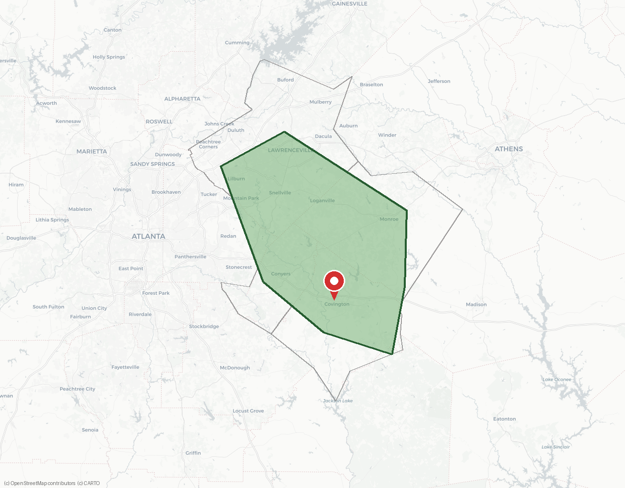 Kaus Cuts service area — Covington, Oxford, and the surrounding Newton, Walton, Rockdale, and Gwinnett counties, GA